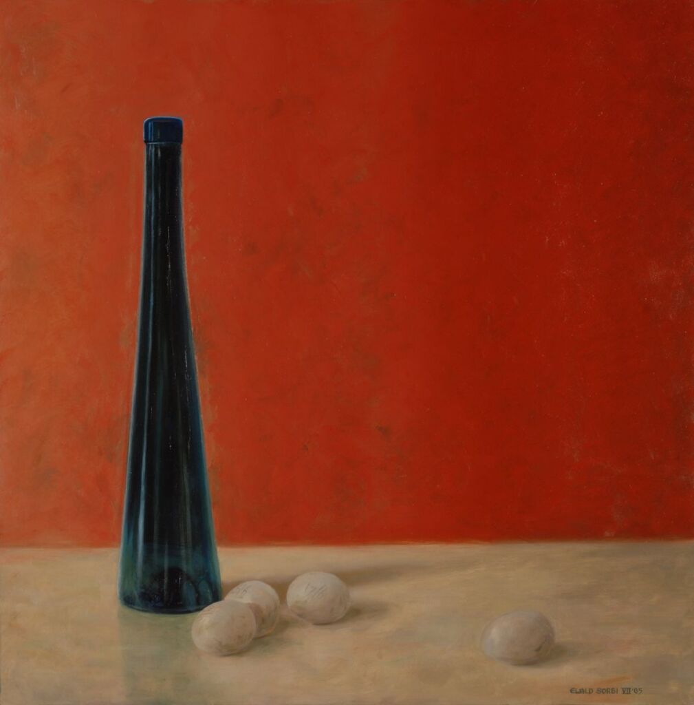De blauwe fles