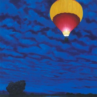 Ballonvaart bij nacht